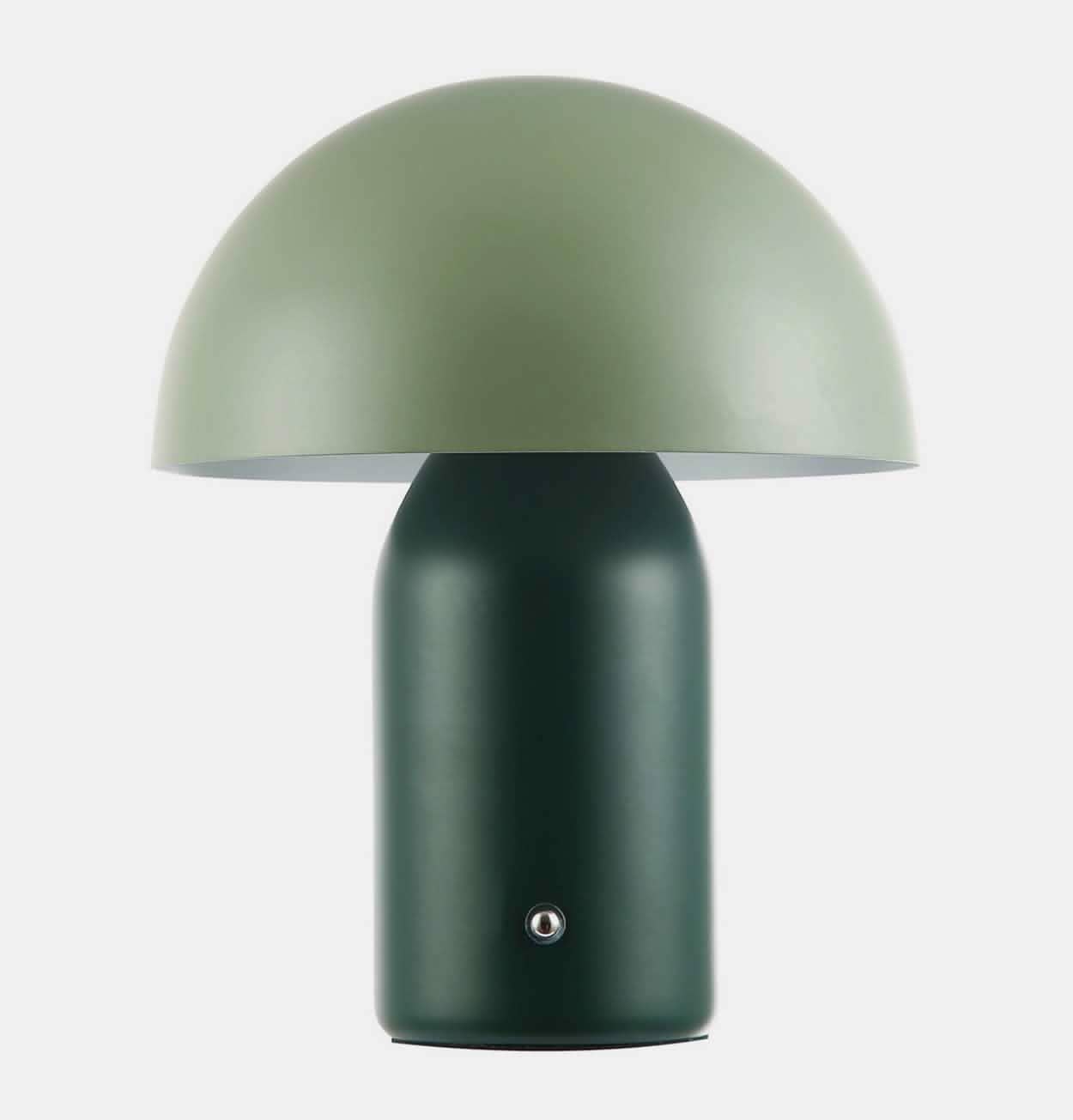 Rechargeable Mushroom Table Lamp – Olive Green