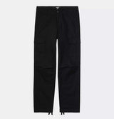 Carhartt WIP Regular Cargo Pant in Black Rinsed