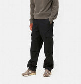 Carhartt WIP Regular Cargo Pant in Black Rinsed