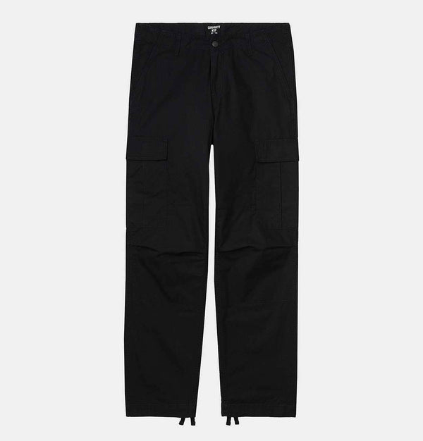 Carhartt WIP Regular Cargo Pant in Black Rinsed