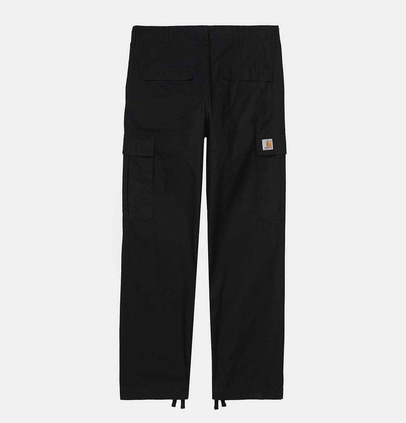 Carhartt WIP Regular Cargo Pant in Black Rinsed