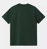 Carhartt WIP American Script T-Shirt in Conifer