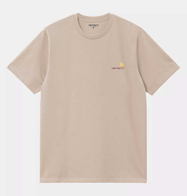 Carhartt WIP American Script T-Shirt in Fleur De Sel