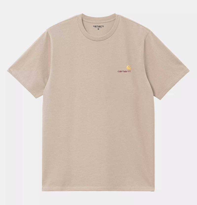 Carhartt WIP American Script T-Shirt in Fleur De Sel