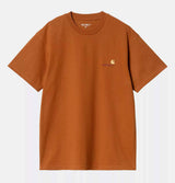 Carhartt WIP American Script T-Shirt in Sienna