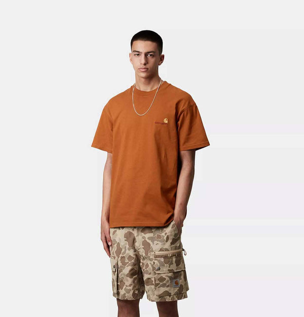 Carhartt WIP American Script T-Shirt in Sienna