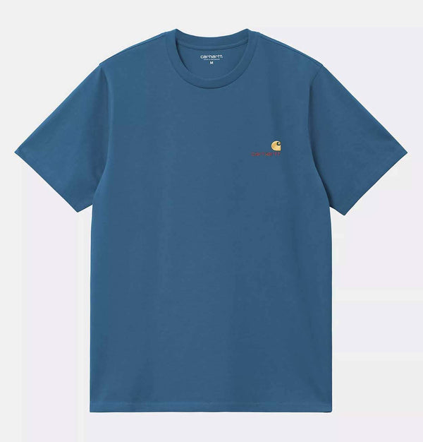 Carhartt WIP American Script T-Shirt in Sodalite