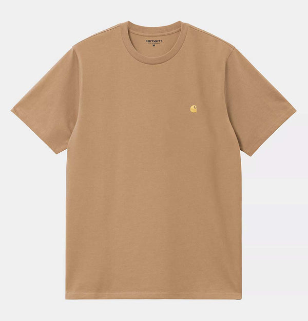 Carhartt WIP Chase T-Shirt in Dusty H Brown