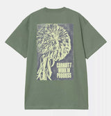 Carhartt WIP Chrysanthemum T-Shirt in Duck Green