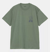 Carhartt WIP Chrysanthemum T-Shirt in Duck Green