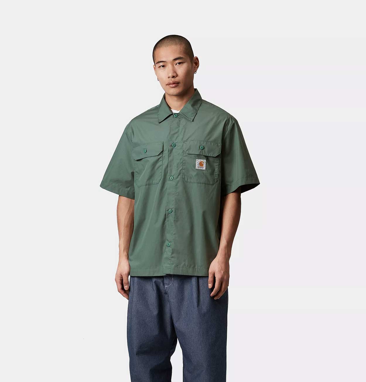 Carhartt WIP Craft Shirt in Silver Pine
