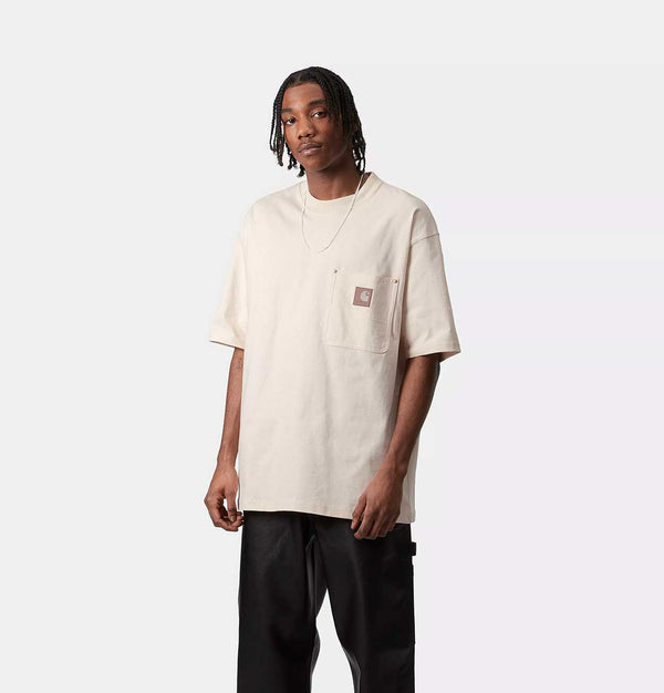 Carhartt WIP Eldon Pocket T-Shirt in Natural