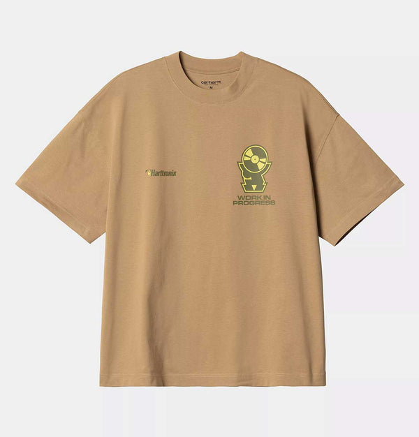 Carhartt WIP Harttronix T-Shirt in Dusty H Brown