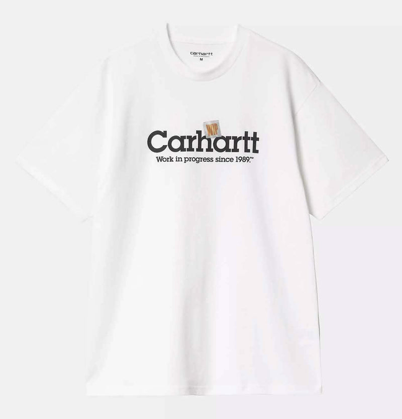 Carhartt WIP Label Script T-Shirt in White