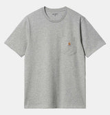 Carhartt WIP Pocket T-Shirt in Grey Heather