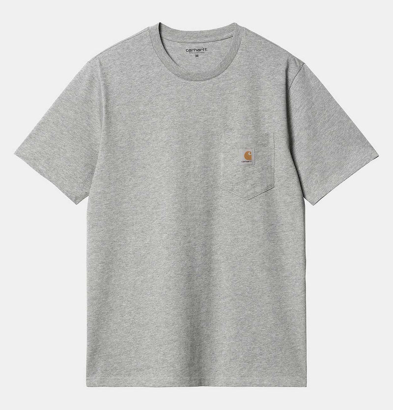 Carhartt WIP Pocket T-Shirt in Grey Heather