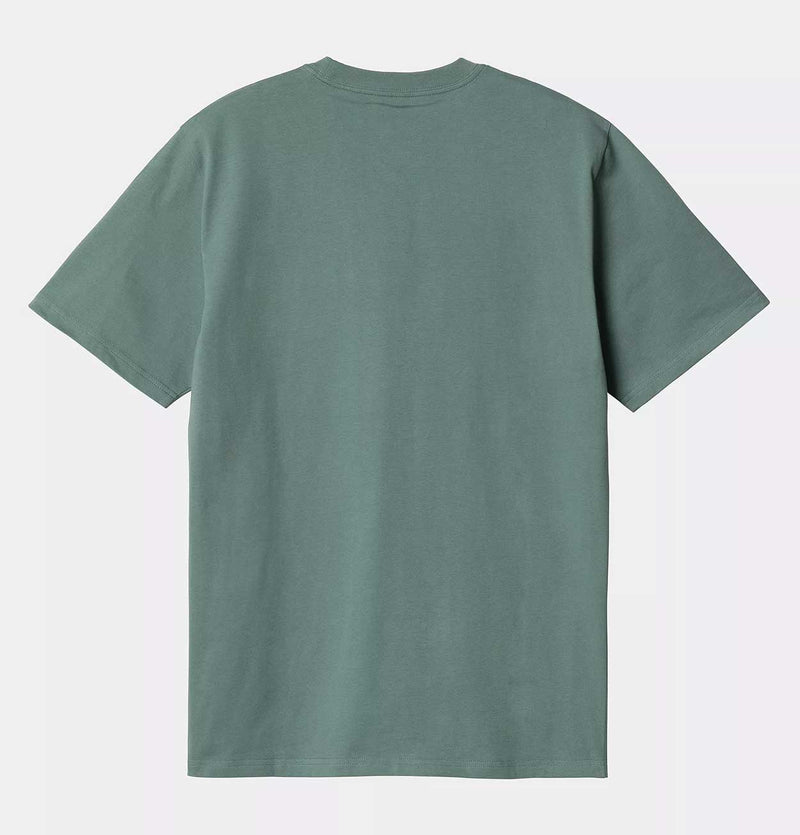 Carhartt WIP Pocket T-Shirt in Silver Pine