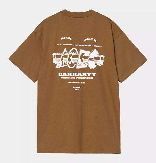 Carhartt WIP Runaway T-Shirt in Hamilton Brown