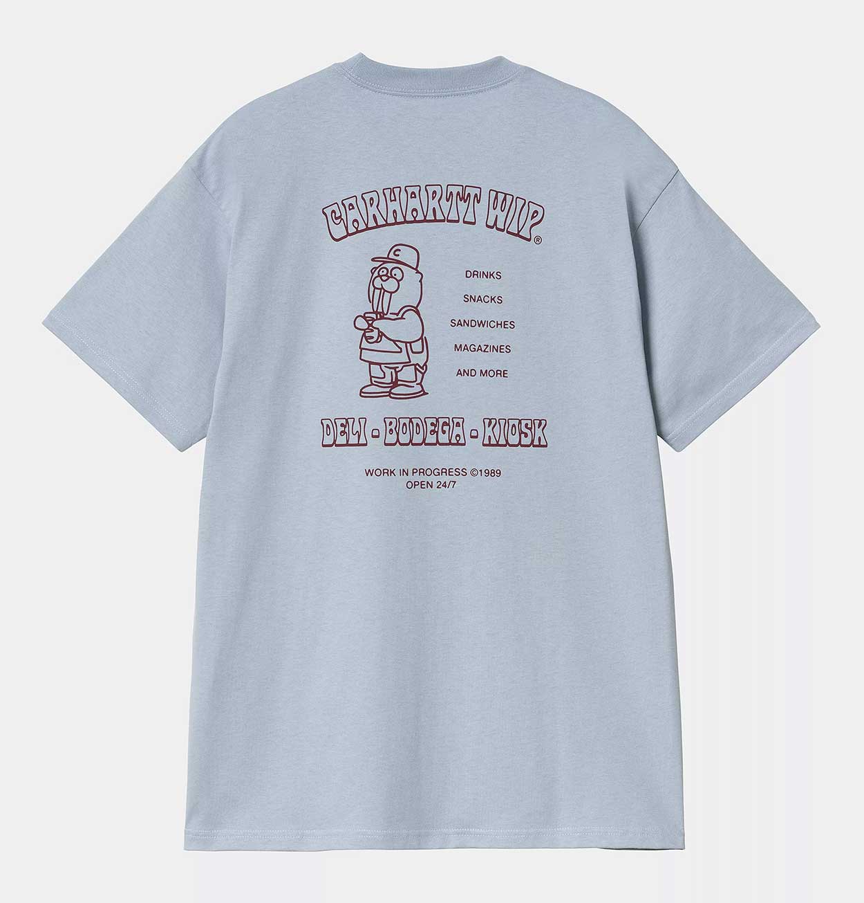 Carhartt WIP Sandwich T-Shirt in Blue Fog