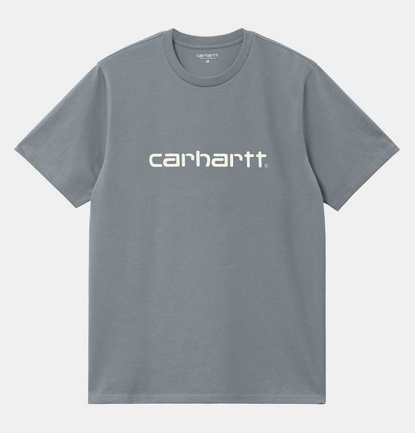 Carhartt WIP Script T-Shirt in Dove Grey