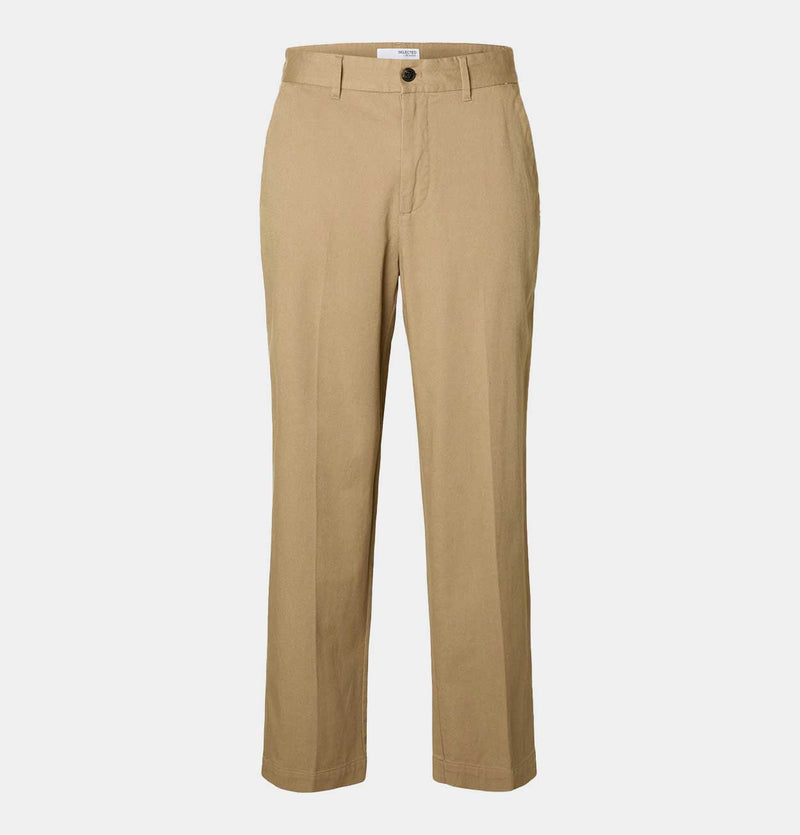 Selected Homme Loose Fit Trousers in Kelp