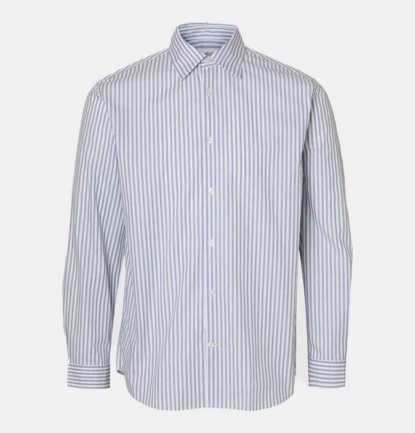 Selected Homme Regular Fit Shirt in Blue Stripe