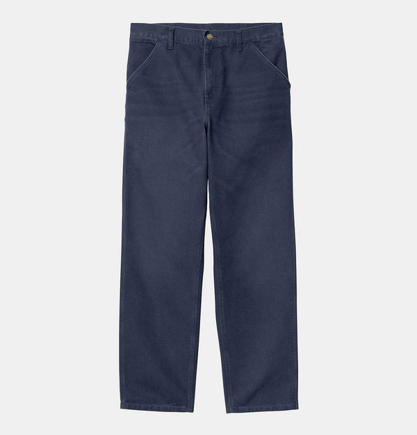 Carhartt WIP Simple Pant in Air Force Blue Aged Canvas