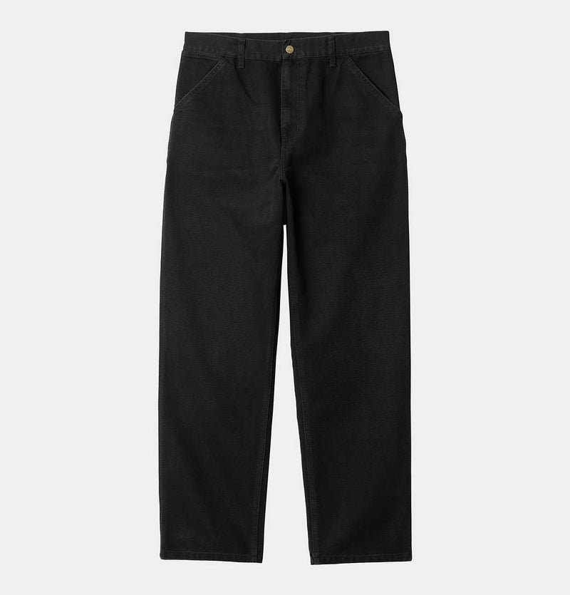 Carhartt WIP Simple Pant in Black Aged Canvas