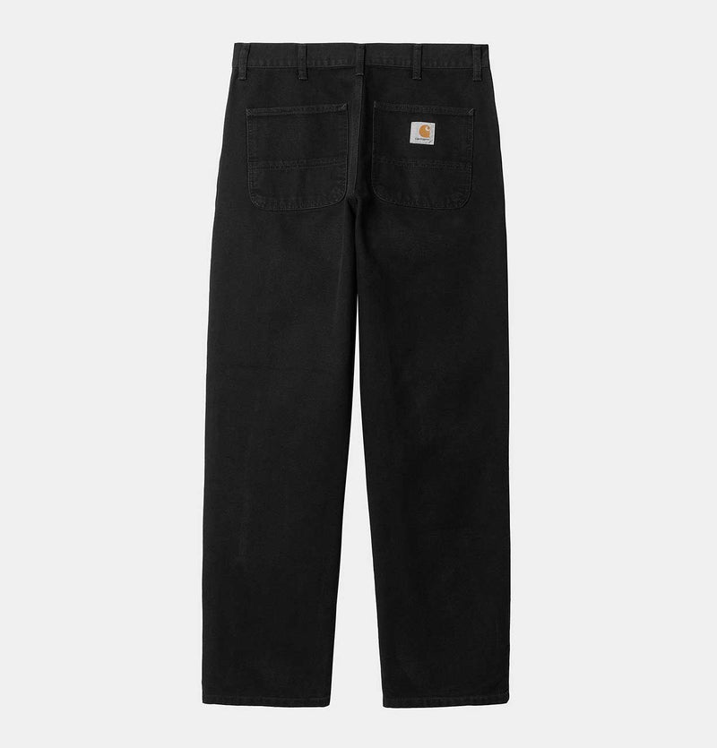 Carhartt WIP Simple Pant in Black Aged Canvas