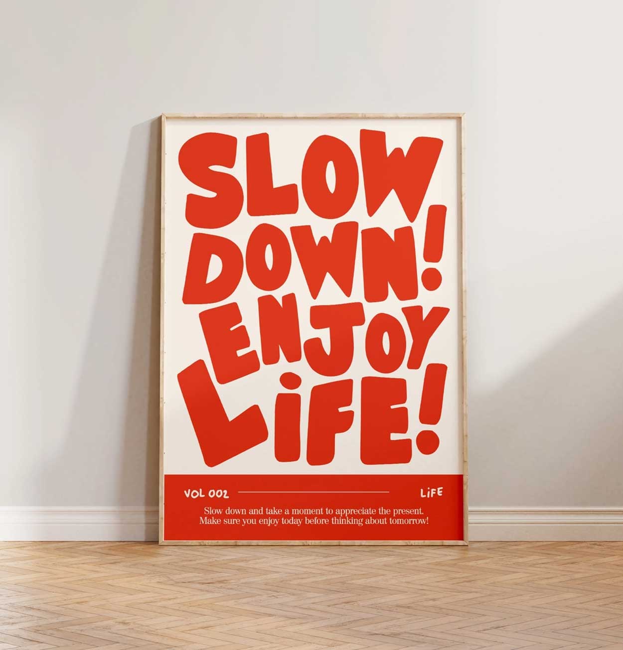 Lune Club Slow Down Print – A3