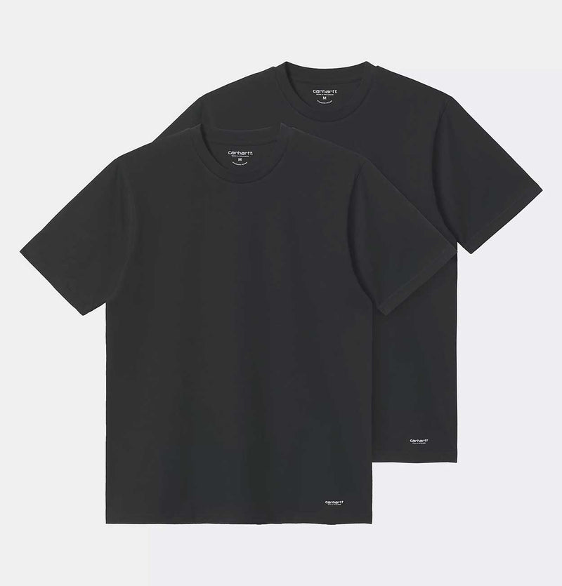 Carhartt WIP Standard Crewneck T-Shirt – Pack of 2 – Black