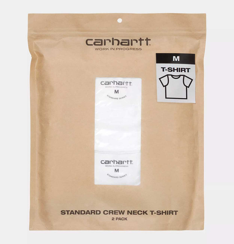 Carhartt WIP Standard Crewneck T-Shirt – Pack of 2 – White