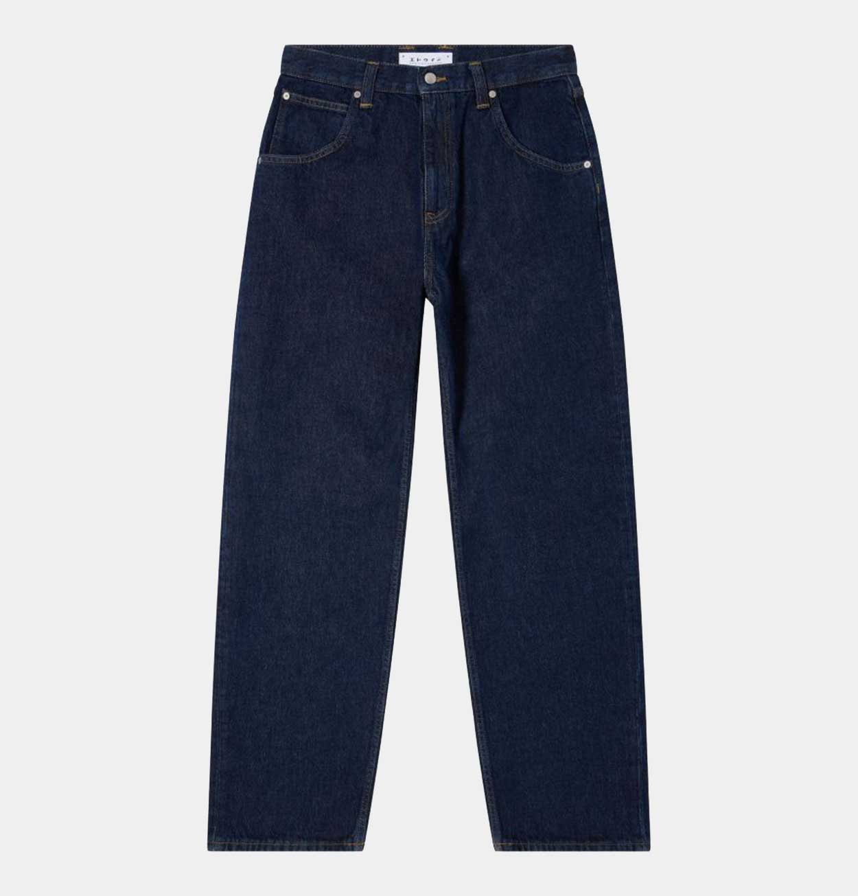 EDWIN Tyrell Pant in Blue Dark Marble Wash