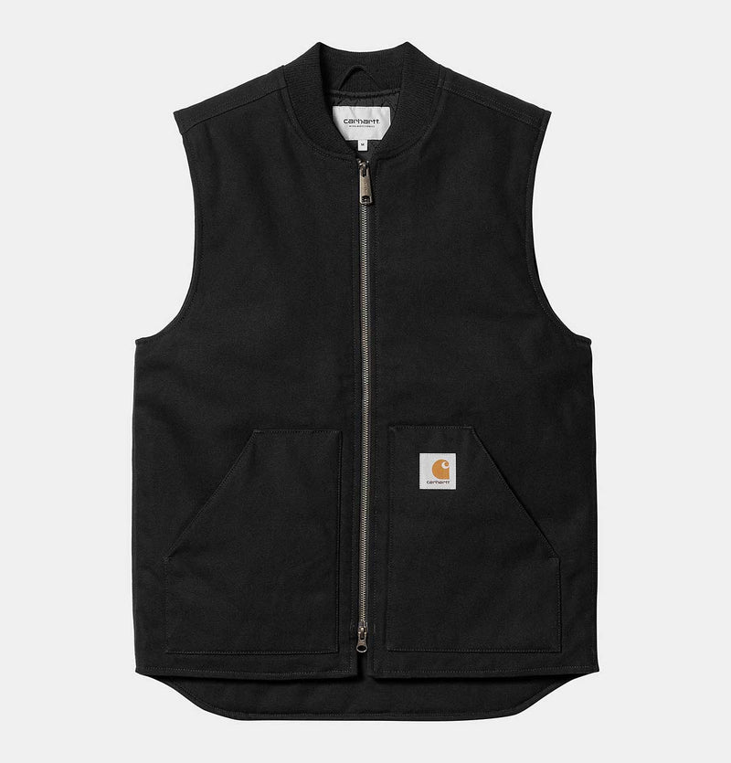 Carhartt WIP Vest in Black Rinsed