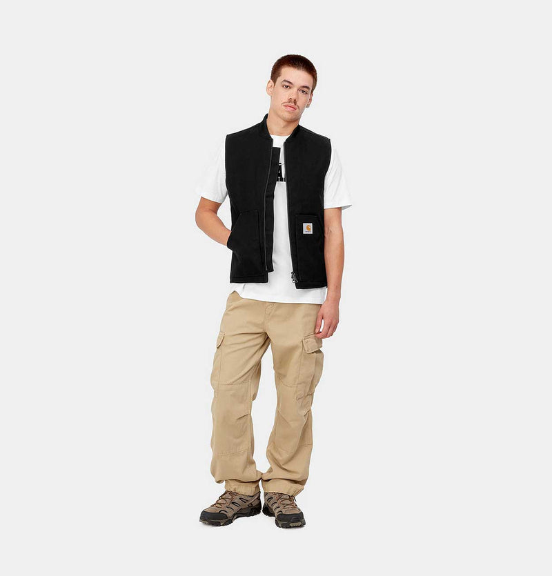 Carhartt WIP Vest in Black Rinsed