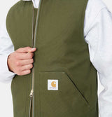 Carhartt WIP Vest in Tarragon Rigid