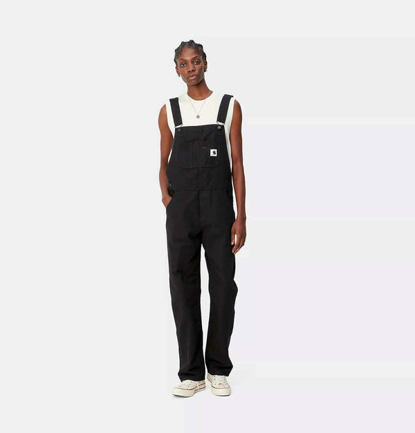 Carhartt WIP Women's Bib Overall Straight in Black