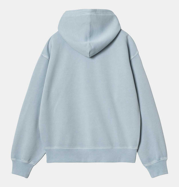 Carhartt WIP Women's Hooded Nelson Sweatshirt in Dusty Ice