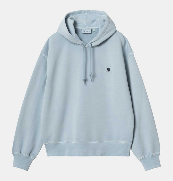 Carhartt WIP Women's Hooded Nelson Sweatshirt in Dusty Ice