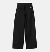 Carhartt WIP Women's Leola Pant in Black Stone Washed