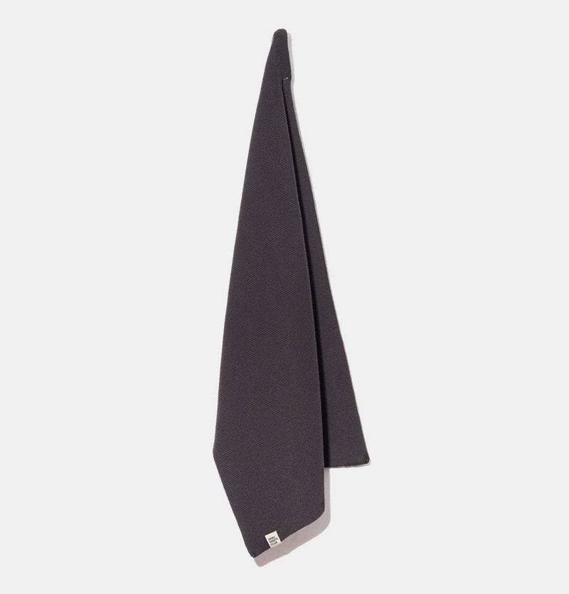 Zero Waste Club Organic Cotton Hand Towel in Coal Grey