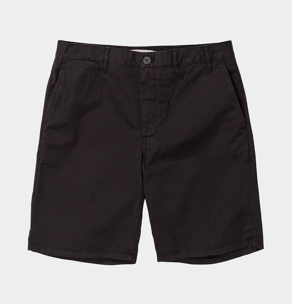 Norse Projects Aros Light Twill Shorts in Black